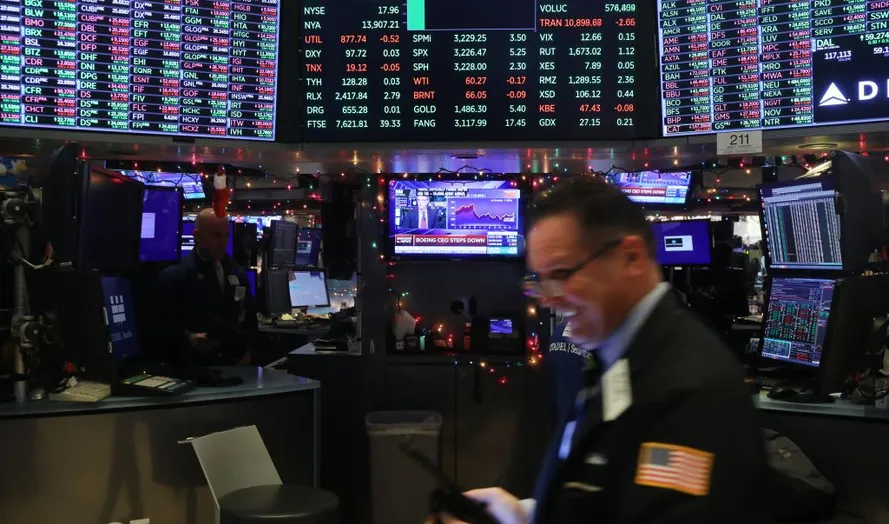 stock market trading floor business